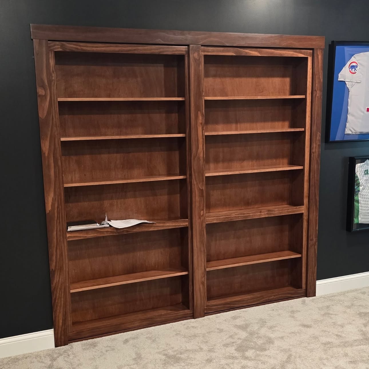 Custom Hidden Bookcase Door