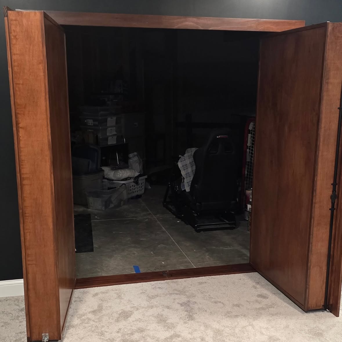 Hidden Bookcase Door Reveal